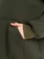 Зелёный хаки худи женское, оверсайз, с капюшоном