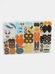 Вишнёвый набор пасхальных наклеек для яиц