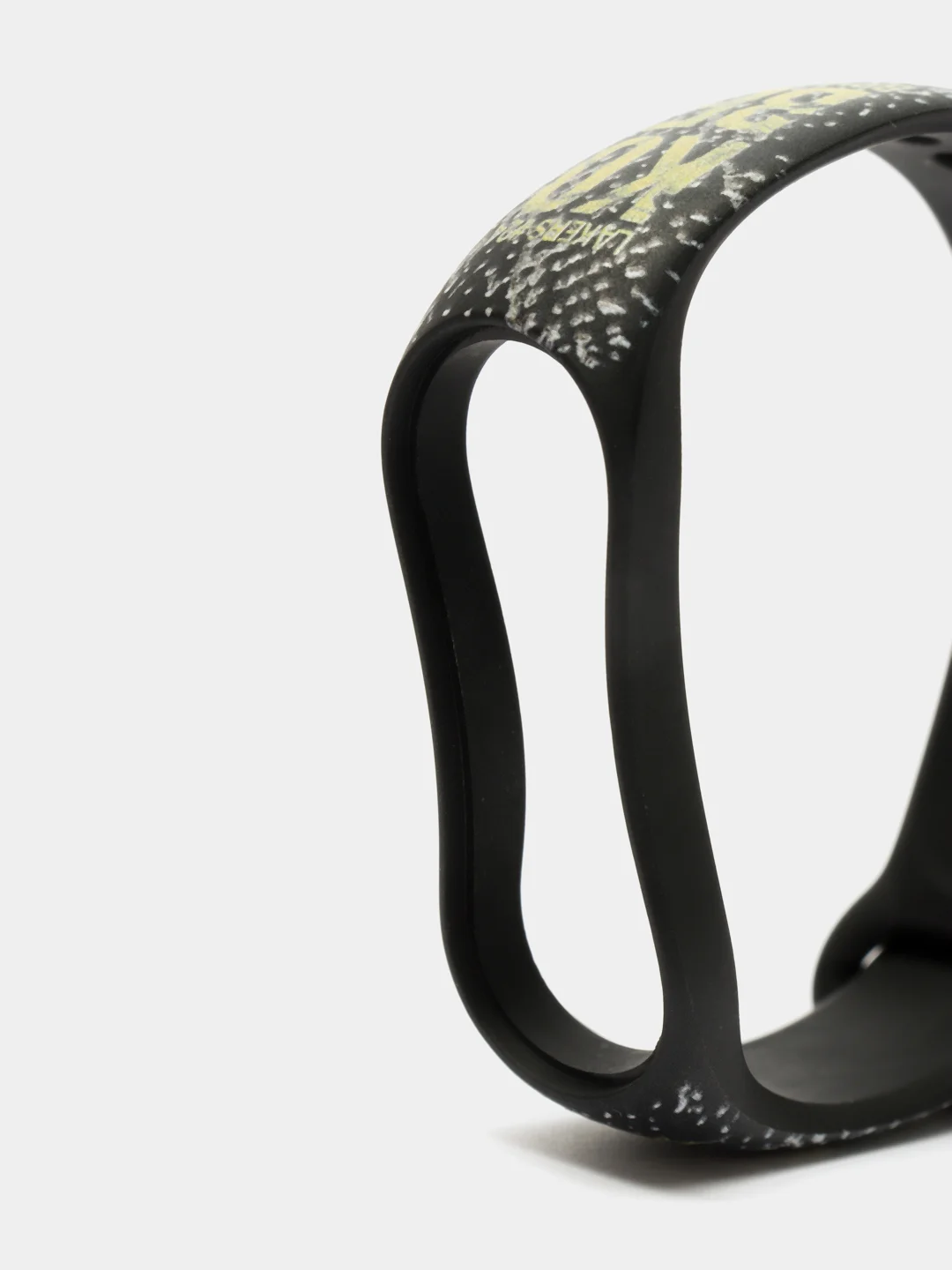 Бронзовый силиконовый ремешок с принтом для Xiaomi Mi Band 7 / 3 / 4 / 5 / 6