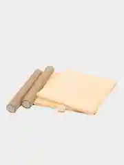 Кремовый когтеточка для кошек с игрушкой, джут