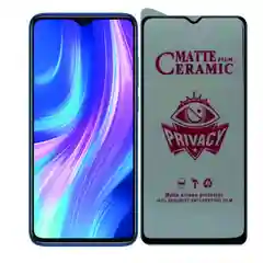 Защитная пленка антишпион матовая  Xiaomi POCO M3 / REDMI 9T / REDMI 9 / NOTE 8 PRO