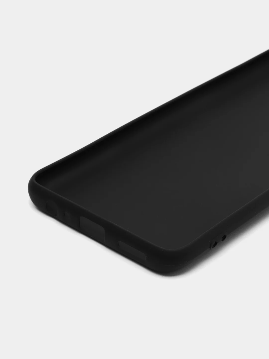 Черный силиконовый чехол для Infinix Hot 11S (Инфиникс Хот 11С), прозрачный