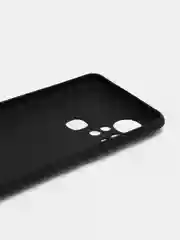 Черный силиконовый чехол для Infinix Hot 11S (Инфиникс Хот 11С), прозрачный