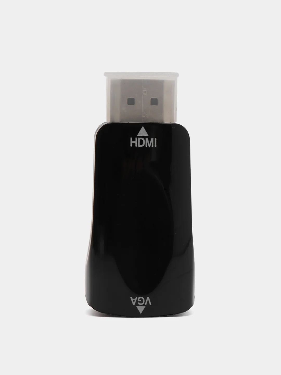 Хром переходник-адаптер из HDMI в VGA, с аудиовыходом и без