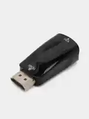 Хром переходник-адаптер из HDMI в VGA, с аудиовыходом и без