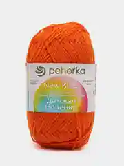 Рыжий пряжа Пехорка "Детская новинкa", акрил, 50 г, 200 м