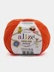 Оранжевый пряжа Alize Cotton Gold Hobby New