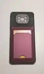 Лавандовый чехол с отделением для пластиковой карты Xiaomi POCO X3 / POCO X3 PRO