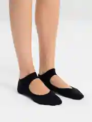 Черный носки женские, для йоги, противоскользящие