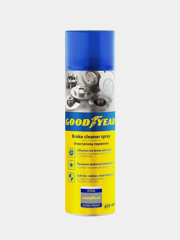 Очиститель тормозов Goodyear, аэрозоль, 650 мл