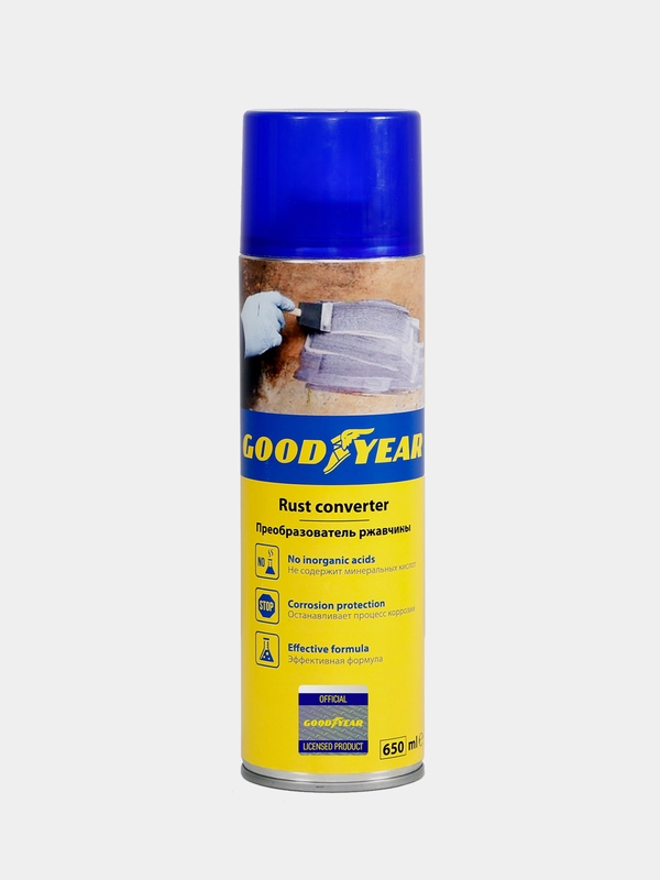 Преобразователь ржавчины Goodyear, аэрозоль 650 мл