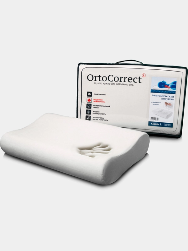 Анатомическая подушка OrtoCorrect Classic, разные размеры