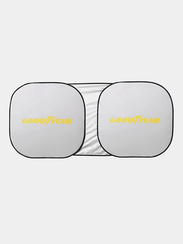 Солнцезащитная шторка на лобовое стекло Goodyear GY-SV-01, универсальная, складная