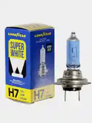 Лампа автомобильная галогенная Goodyear Н7 12V 55W PX26d Super White