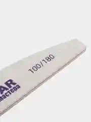 Пилка для ногтей 100/180 и 180/240 NAIL BAR, лодка, полукруг, овал для маникюра