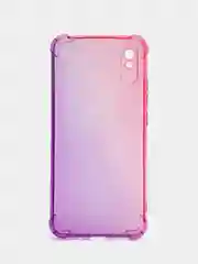 Розовый чехол градиентный Xiaomi Redmi Note 8/8T/9/9T/9A/7/7A/8A/10/11/9C/10C Pro/K40