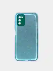 Чехол Samsung Galaxy A03s, Самсунг Галакси А03с блестящий сияющий с защитой камеры