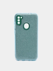 Чехол Samsung Galaxy A11 / M11, Галакси А11 / М11  блестящий сияющий с защитой камеры