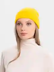 Бордовый шапка без отворота, гладкая
