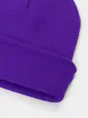Фиолетовый шапка без отворота, гладкая