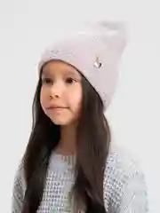 Конфетный шапка для девочек "Вуди" на флисе