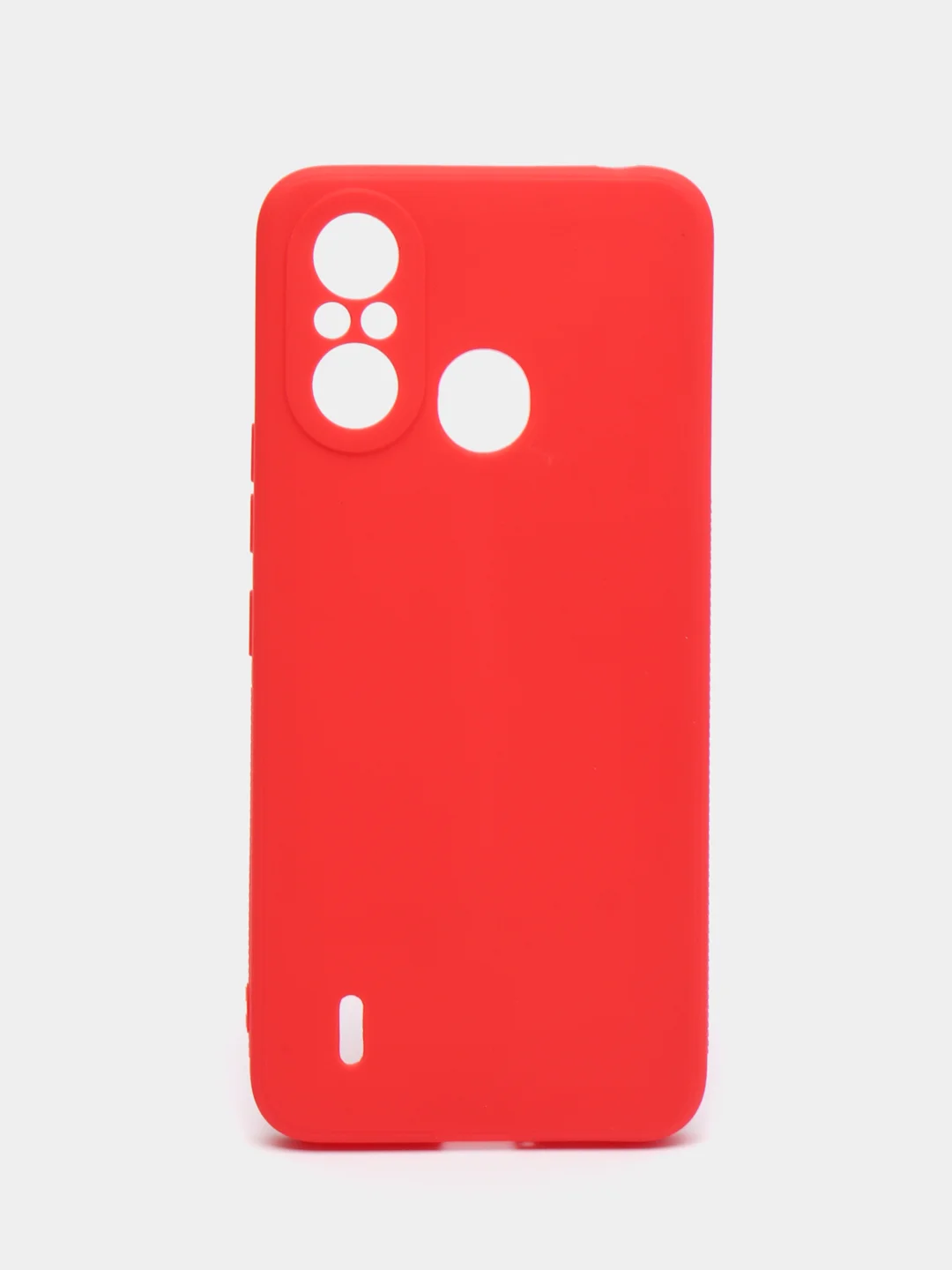 Алый чехол ITEL A49 с защитой камеры