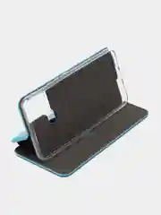 Голубой чехол-книжка Infinix Smart 6 Plus X6823C (Инфиникс Смарт 6 Плюс)
