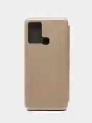 Золотой чехол-книжка Infinix Smart 6 Plus X6823C (Инфиникс Смарт 6 Плюс)