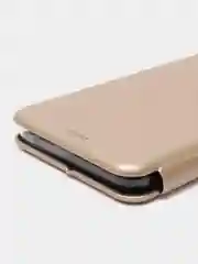 Золотой чехол-книжка Infinix Smart 6 Plus X6823C (Инфиникс Смарт 6 Плюс)