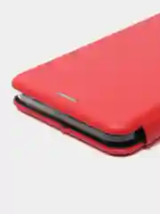 Красный чехол-книжка Infinix Smart 6 Plus X6823C (Инфиникс Смарт 6 Плюс)