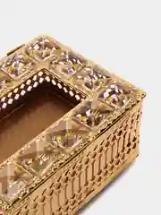 Золотой изысканная салфетница высокого качества