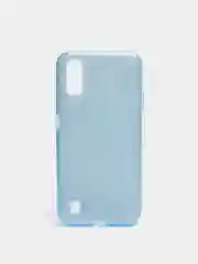 Голубой чехол Samsung Galaxy A01 / M01, Самсунг Галакси А01 / М01 блестящий сияющий