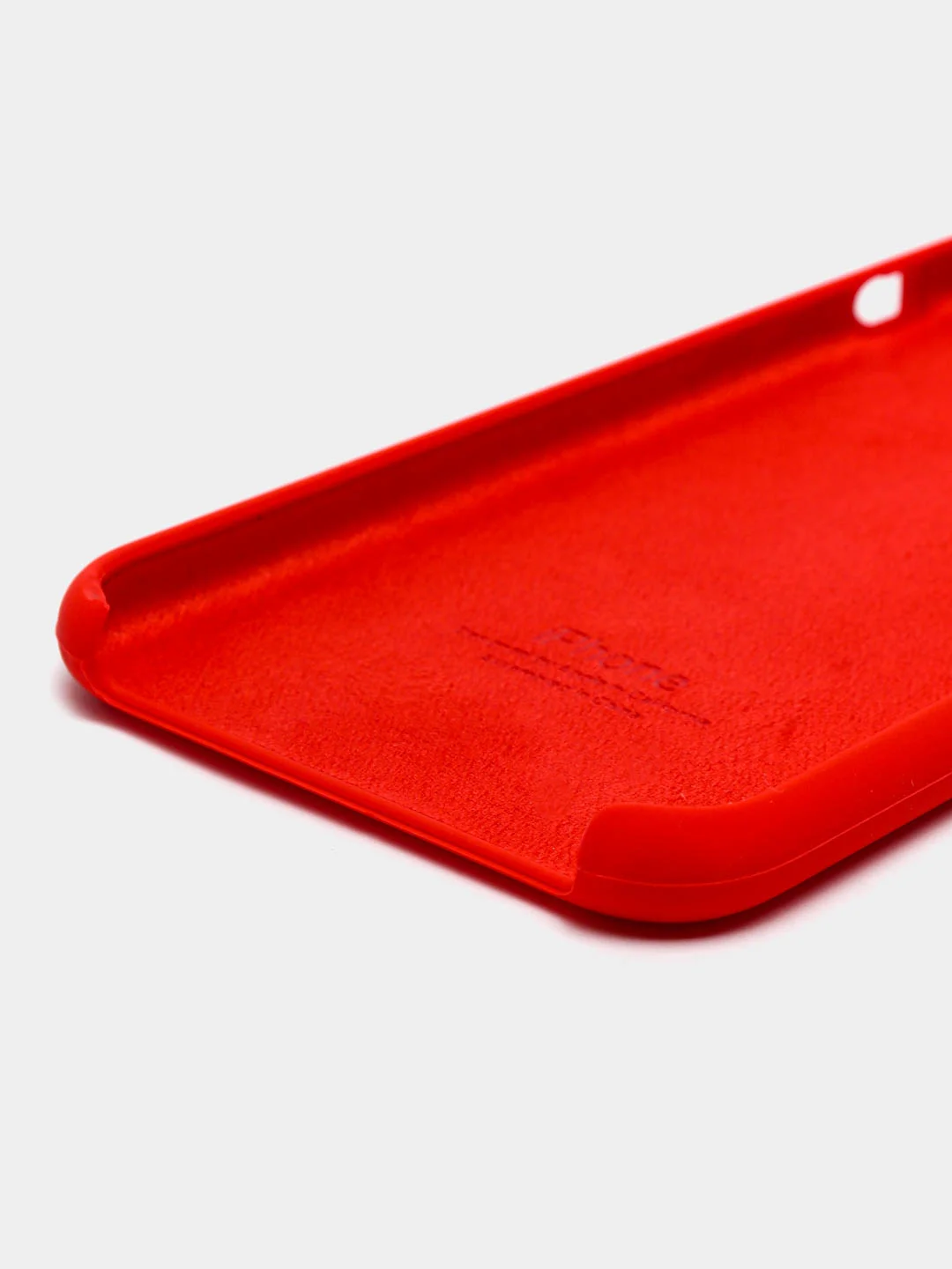 Красный чехол Silicone Case для iPhone 11, XR, 12, 7, 8, SE, XS, X, 8+, 7+, 6s, 6, Pro,Max