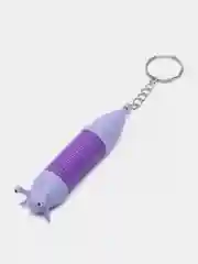 Фиолетовый брелок Антистресс Игрушка Пружинка, 9х2 см