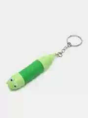 Зеленый брелок Антистресс Игрушка Пружинка, 9х2 см