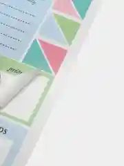 Лайм стикеры-наклейки для планирования, оформление открыток, 21,5 х 16,2 см