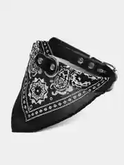 Черный бандана ошейник для кошек и собак, 3 размера и 5 цветов