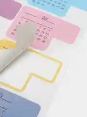 Голубой стикеры-наклейки для планирования, оформление открыток, 21,5 х 16,2 см