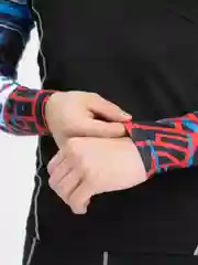 Лазурный рашгард тайтсы комплект