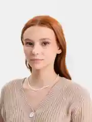 Цепочка женская с искусственным жемчугом, жемчужное ожерелье