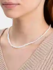 Цепочка женская с искусственным жемчугом, жемчужное ожерелье
