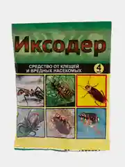 Средство для обработки территории от клещей и вредных насекомых "Иксодер", ампула, 4 мл