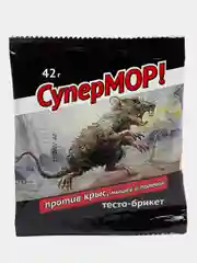 Тесто, брикет против грызунов "Супермор", 42 гр