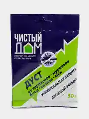 Дуст от тараканов, блох, мух, клопов, 50 г от всех видов насекомых