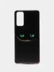 Черный силиконовый чехол на Samsung Galaxy S20 FE / Самсунг S20 FE прозрачный, с рисунком
