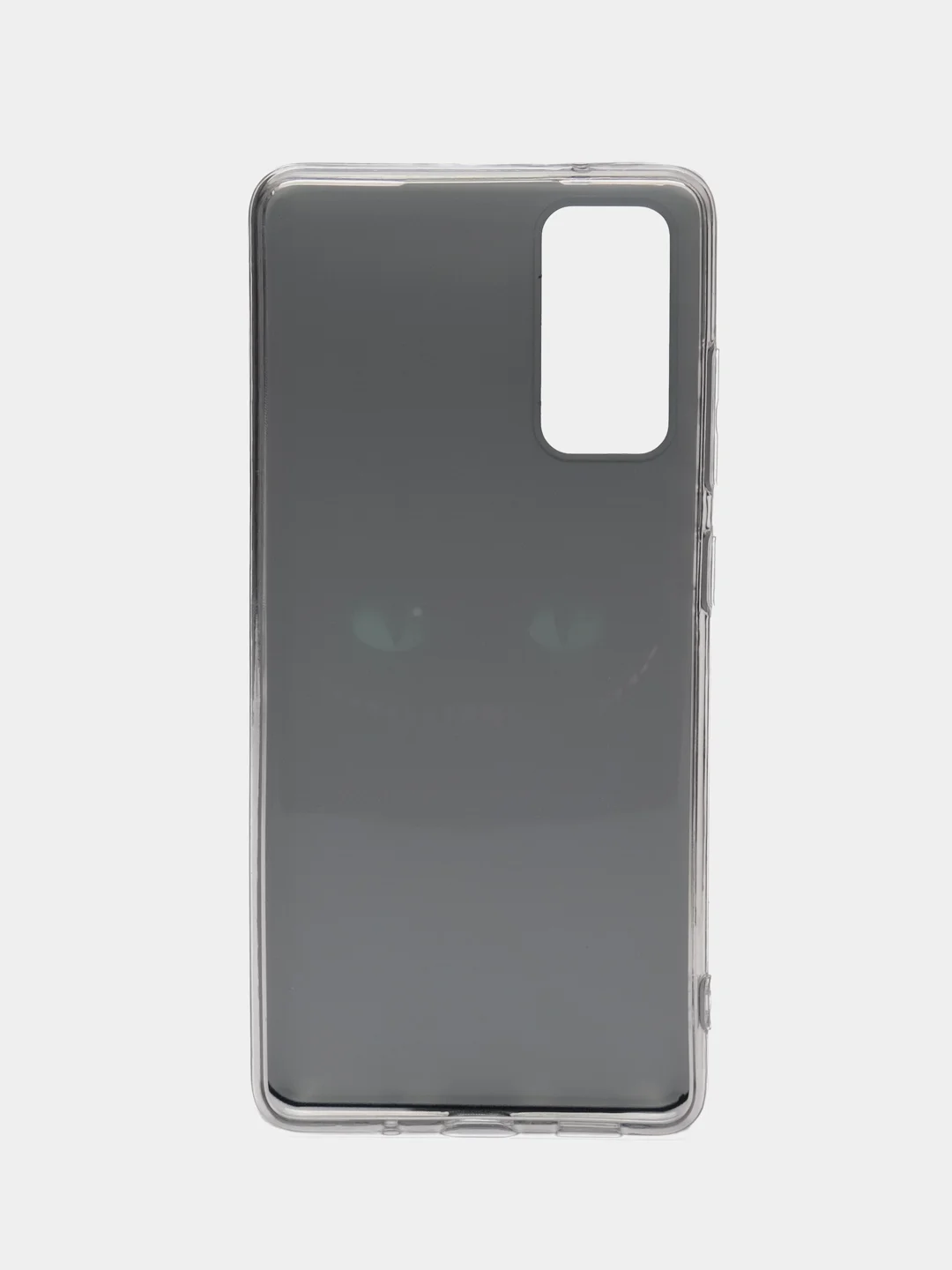 Черный силиконовый чехол на Samsung Galaxy S20 FE / Самсунг S20 FE прозрачный, с рисунком