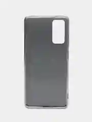 Черный силиконовый чехол на Samsung Galaxy S20 FE / Самсунг S20 FE прозрачный, с рисунком