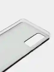 Черный силиконовый чехол на Samsung Galaxy S20 FE / Самсунг S20 FE прозрачный, с рисунком