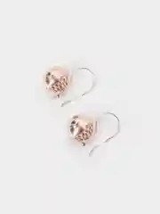Серьги "Шарики", золочение и серебрение