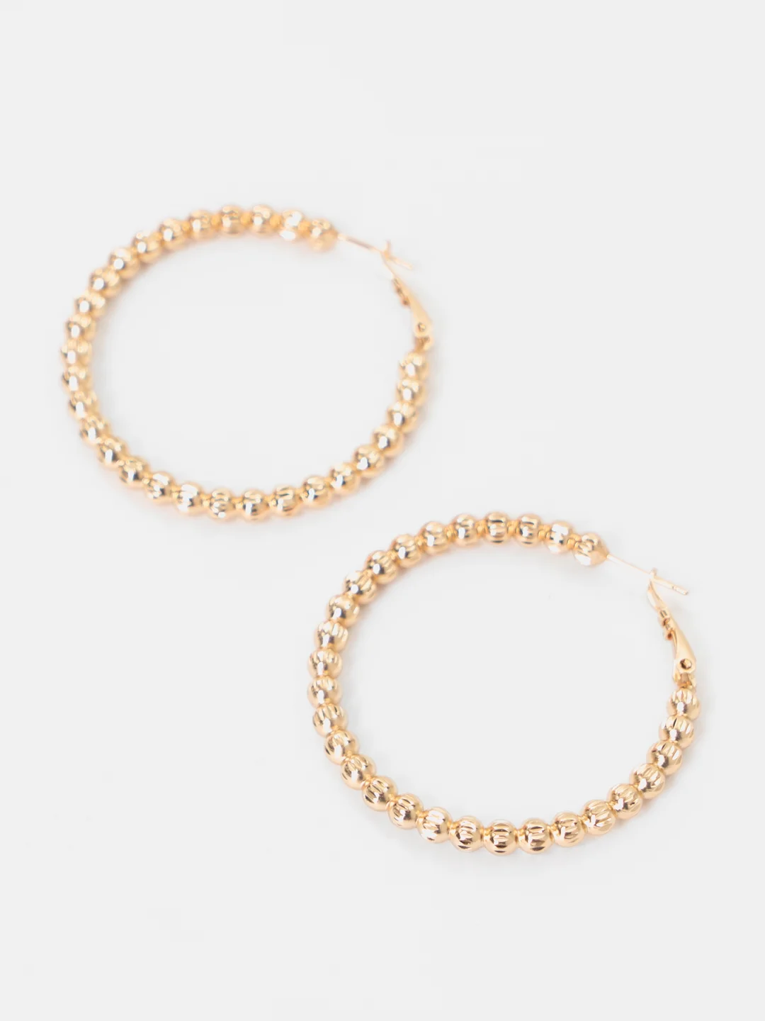 Серьги-кольца Xuping Jewelry, с шариками из медицинской стали